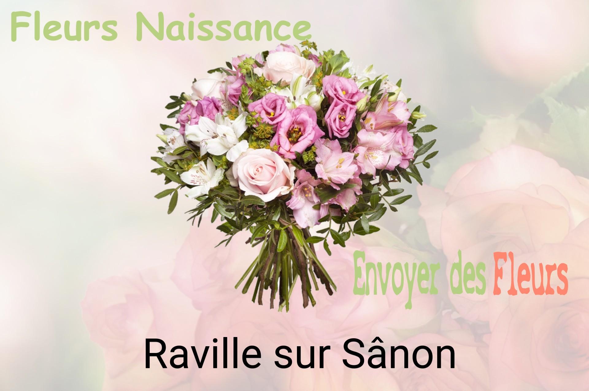 Bouquet de fleurs de naissance livré à Raville-sur-Sânon
